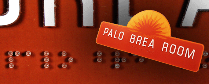 Palo Brea Room Sign