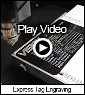 Express tag engraving video