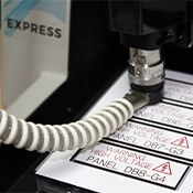 3 zply Electrical Tag Engraving Machine Video