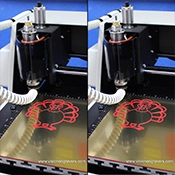 Photo Challenge Napkin Holder on VE 810 Engraver.