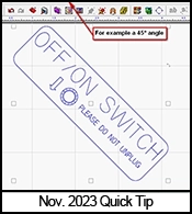 Quick Tip Rotate An Object In Vision Engraving Software.