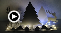 click to play Plastic Christmas Cut-Out Video.