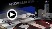 click to play Print-To-Cut Santa on 2550 CNC Router video