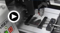 click to play metal plate engraved on Express Engraver video