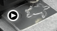 click to play aluminum turtle pendant video