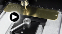click to play memorial plate engraving video