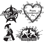 August 2022 Free Engraving Clip-Art.
