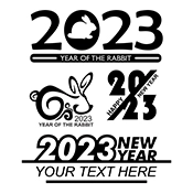December 2022 Free Engraving Clip-Art.