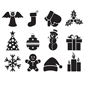 November 2022 Free Engraving Clip-Art.