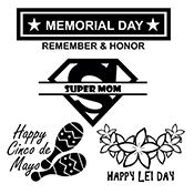 April 2023 Free Engraving Graphics.