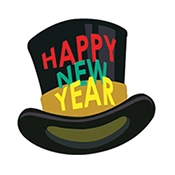 New Years Hat Graphic